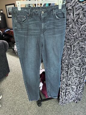 Natural Reflections Straight Leg Jeans in Dark Washed Blue
